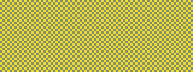 Wall Mural - Checkerboard banner. Light Slate Grey and Yellow colors of checkerboard. Small squares, small cells. Chessboard, checkerboard texture. Squares pattern. Background.