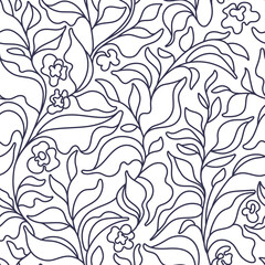 Linear of tea plant Nature pattern Graphic textile