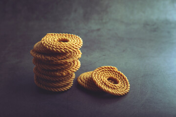 Wall Mural - Indian Traditional Tea Time Snack Chakli or Murukku