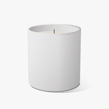 Vector Illustration Candle Mock Up Isolated On A White Background.