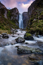 Allt Chranaidh (Wailing Widow Waterfall, Near Kylesku, Sutherland, Scottish Highlands, Scotland