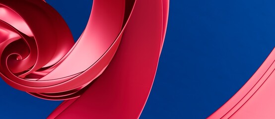 Abstract elegant template pink and magenta  line overlapping dimension