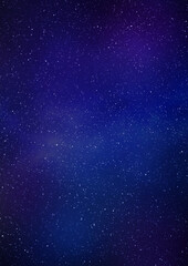 night blue starry sky vertical background