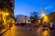 Cartagena, Bolivar, Colombia. Janurary 15, 2015: City landscapes at night.