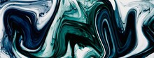 Teal Marble Alcohol Ink Background, Luxury Liquid Backdrop, Hand Drawn Art, Fluid Wallpaper Graphic For Print
