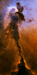 Wall Mural - esa/hubble the eagle has risen: stellar spire in the eagle nebula source: