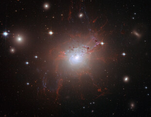 Wall Mural - esa/hubble magnetic monster ngc 1275 esa/hubble: this stunning image of ngc 1275.