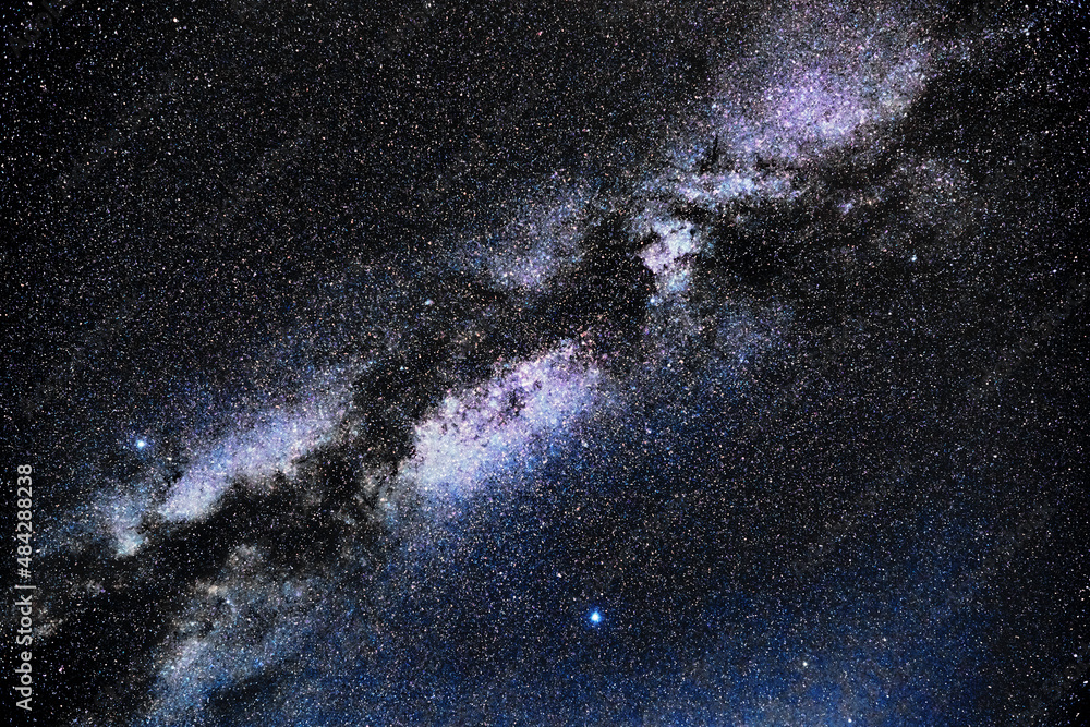 Milky Way and the Dark band of the Great Rift Stock Photo | Adobe Stock
