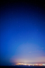 Wall Mural - night sky over the coast of gozo