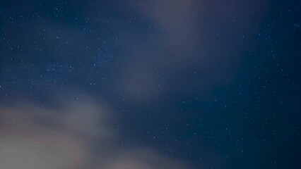Wall Mural - short time lapse of starry sky