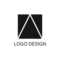 simple letter w company logo template