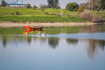 Wall Mural - Scenic view of Quarry Lake,  Fremont.