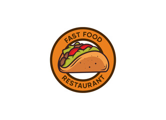 Mexico Traditional Food Tacos. Tacos Vector Design Illustration.