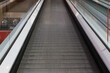 flat escalator on slope.