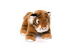 Tiger plushie doll isolated on white background