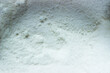 Close up fine Magnesium sulfate powder texture background
