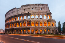 Colosseum In Rome (Anfiteatro Flavio)