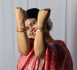 Sticker - Indian woman with bangles