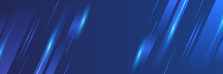 modern light blue abstract banner design background. blue banner background. geometric blue light st