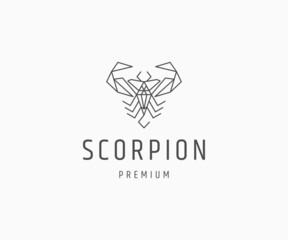 Scorpion logo icon design template