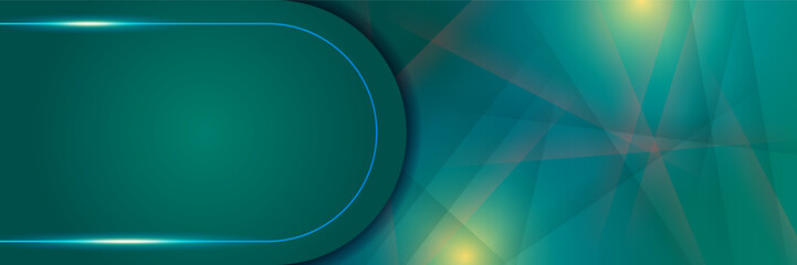 modern gradient shape green abstract banner design background
