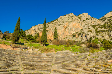 Canvas Print - Delphi Sanctuary, Phocis, Greece