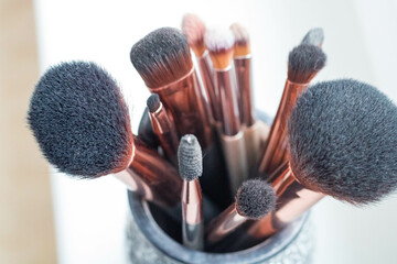 Wall Mural - make up brushes