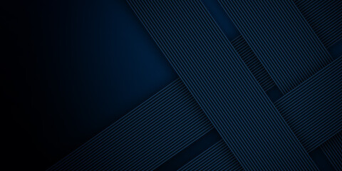 3D Dark blue abstract background with diagonal lines