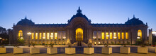 Night View Of Famous Petit Palais - Museum Of Fine Arts In Paris