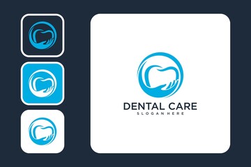 Wall Mural - Dental care logo design and business card