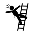 ladder fall hazard