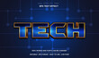 © hamdhan23 - Tech text effect, editable hacker and security text style