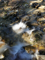 Sticker - A beautiful shot of river in Cercedilla, Spain