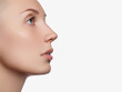 © looking2thesky - Beautiful face with clean fresh skin. Portrait young woman
