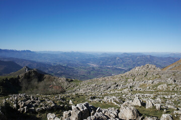 Sticker - Mountain in a winter morning