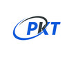 © Rubel - PKT letter creative modern elegant swoosh logo design