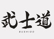Authentic Japanese Calligraphy Kanji Of “Bushido”
