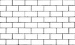 Torn and sleek brick layout grid, seamless texture
