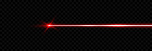 Vector Laser Beam PNG. Red Laser Beam On An Isolated Transparent Background. Laser Security System, Protection. Red Laser Png.