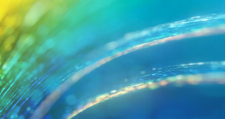 Wall Mural - colorful abstract blue curve background. 3d rendering