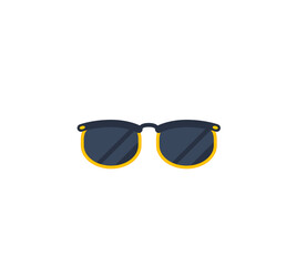 Wall Mural - Sunglasses vector isolated icon. Sunglasses emoji illustration. Sunglasses vector isolated emoticon