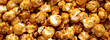 © Liudmyla - Homemade Caramel Popcorn, top view. Flat lay, overhead, from above.