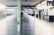 © Konstantin Yolshin - Vienna International Airport empty hall.