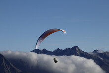 Paraglider In The Sky