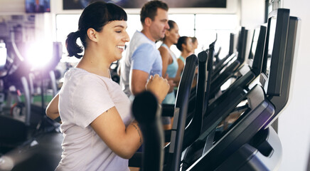 Canvas Print - She enjoys every minute of every workout