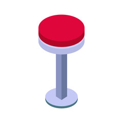 Sticker - Bar stool isometric