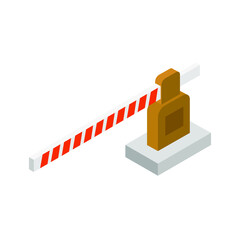 Sticker - Isometric roadblock