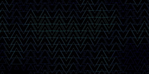 Dark BLUE vector background with polygonal style.