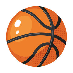 Canvas Print - basketball sport balloon