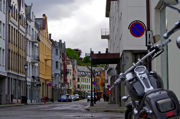 Beautiful Art Nouveau architecture and buildings in old town and historic district make Alesund a hot spot in sightseeing in Norway for travel and cruises